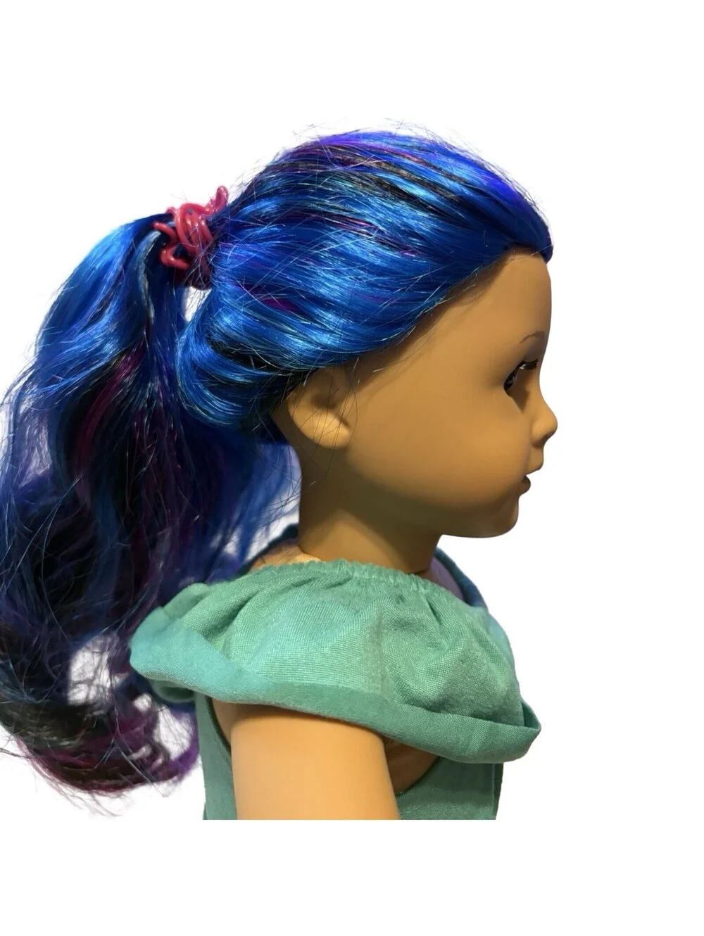 American Girl Truly Me Doll Purple Blue Black Hair Brown Eyes